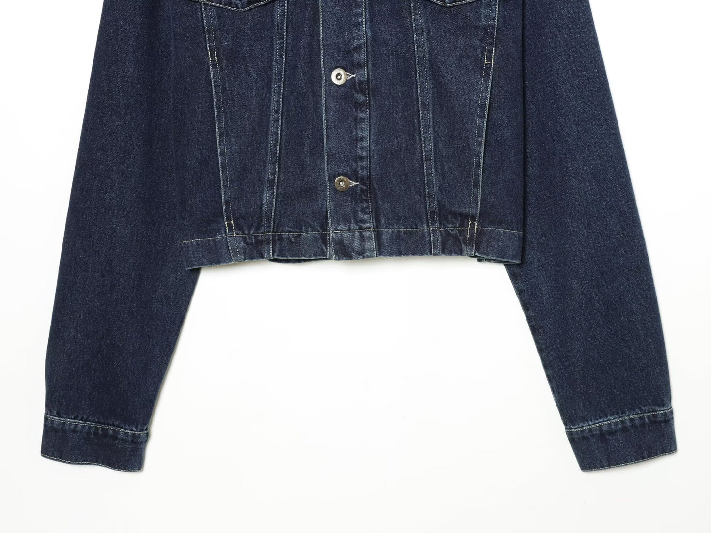 suit Women's 2 pieces denim leather effect jacket Coat+Jeans