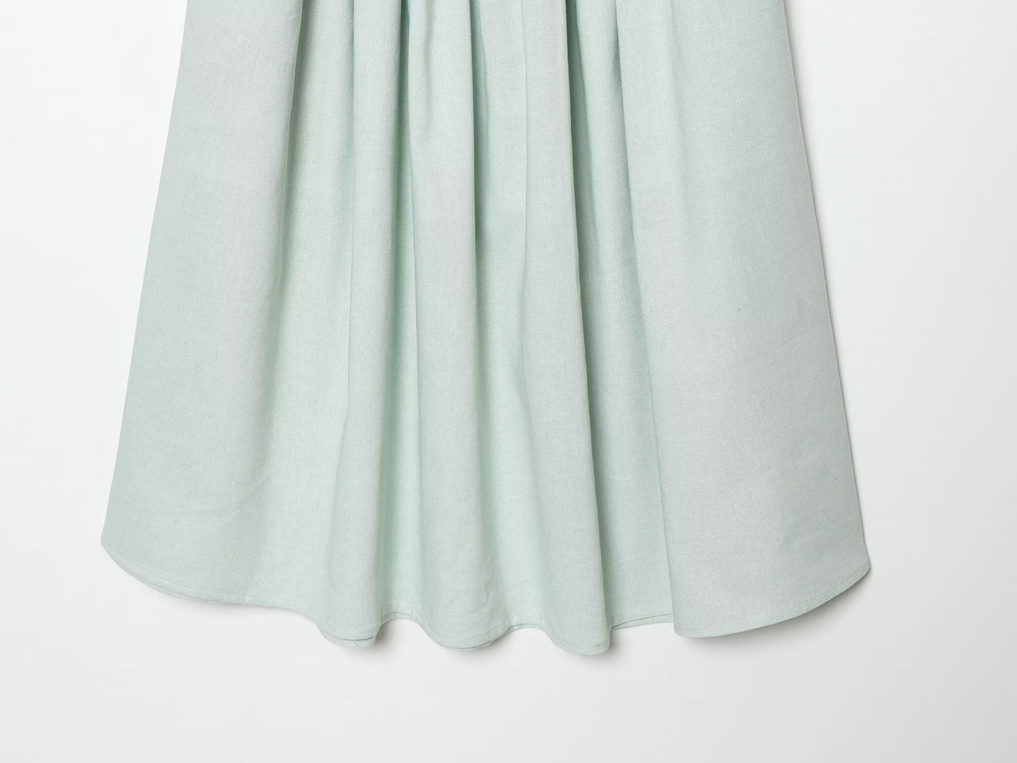 Women's Linen Blended Off Shoulder Midi Dress