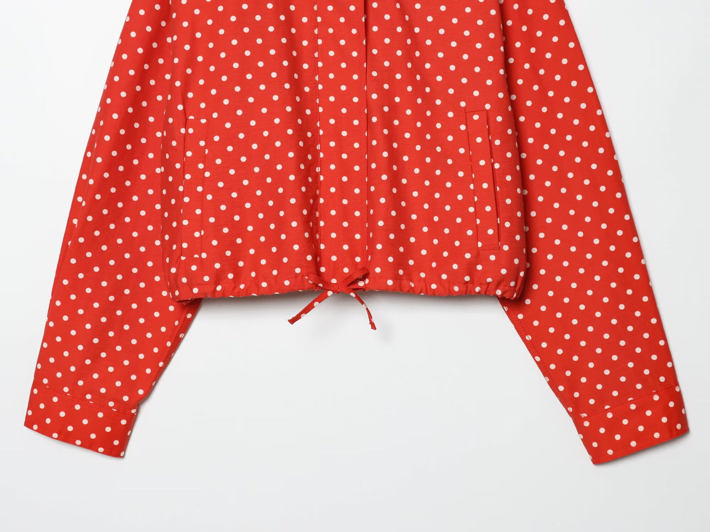 suit Women's 2 pieces polka dot bubble sleeve Coat+ Shorts
