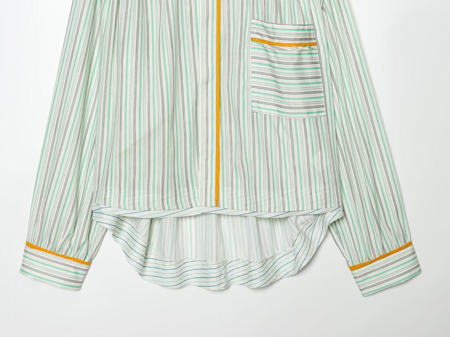 suit Women's 2 pieces casual sleepwear style striped shirt+Pants
