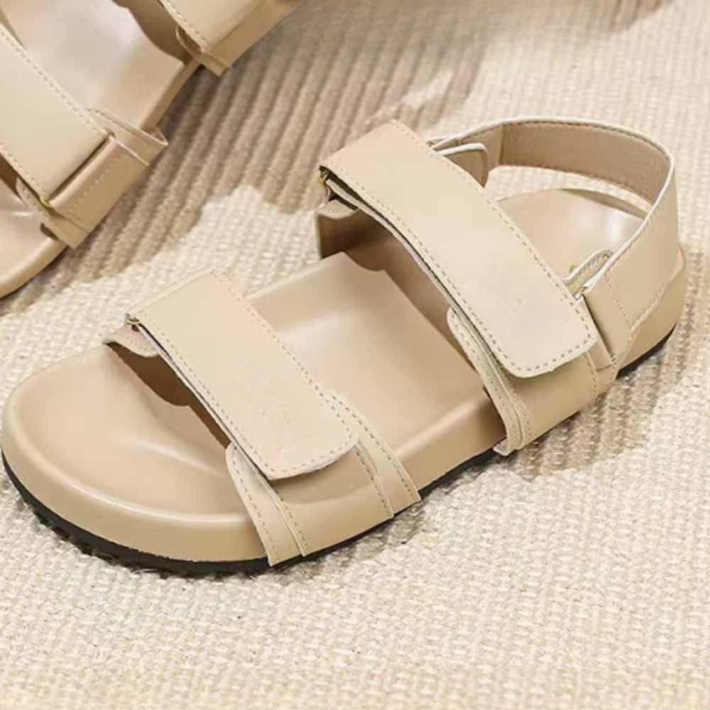 2026 Women's New Open-toe hook and loop Beach Sandals have a shoe box
