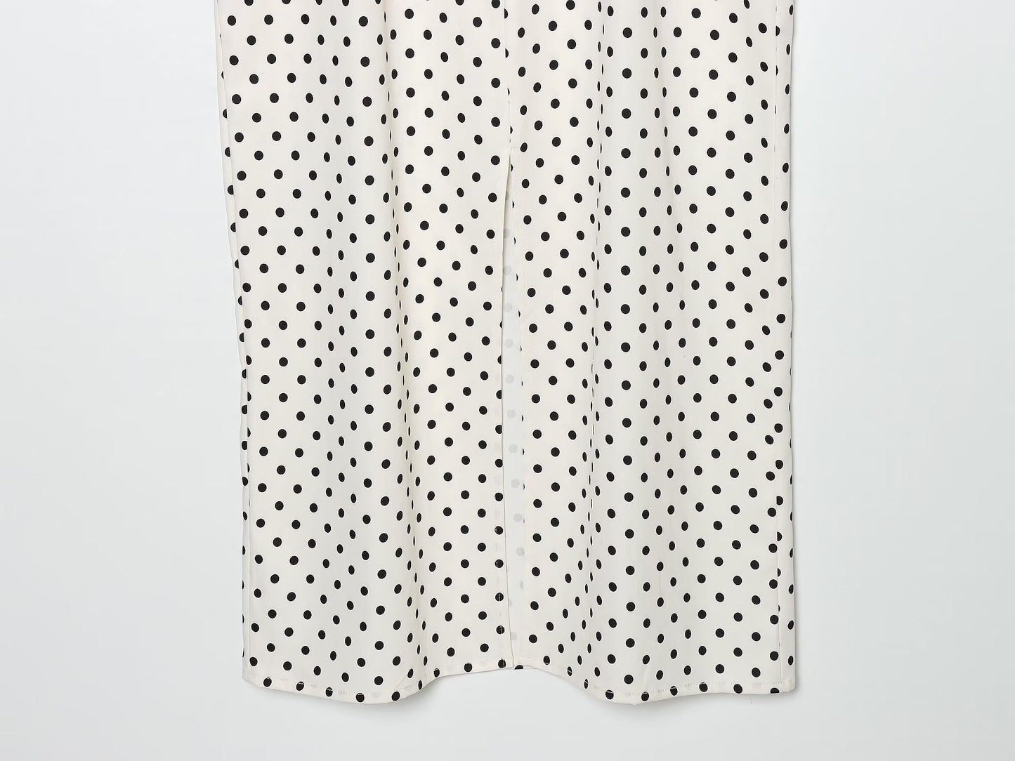 Women's tight corset style polka dot MIDI dress