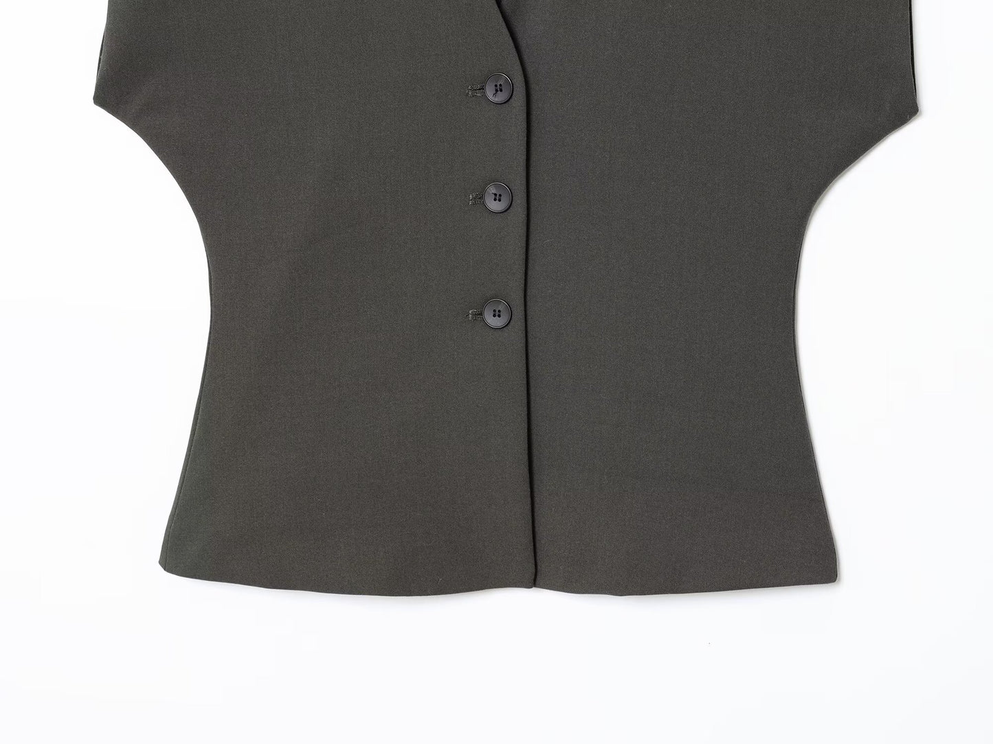 suit Women's 2 pieces slim V-neck Button-up vest+Pants