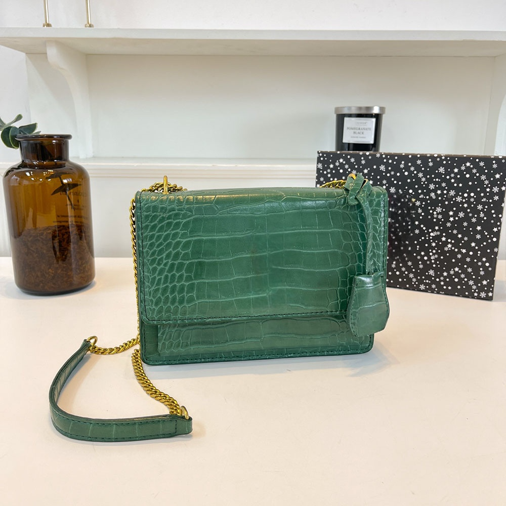 Women's New Temperament Joker Metal Chain Shoulder Bag Messenger Bag