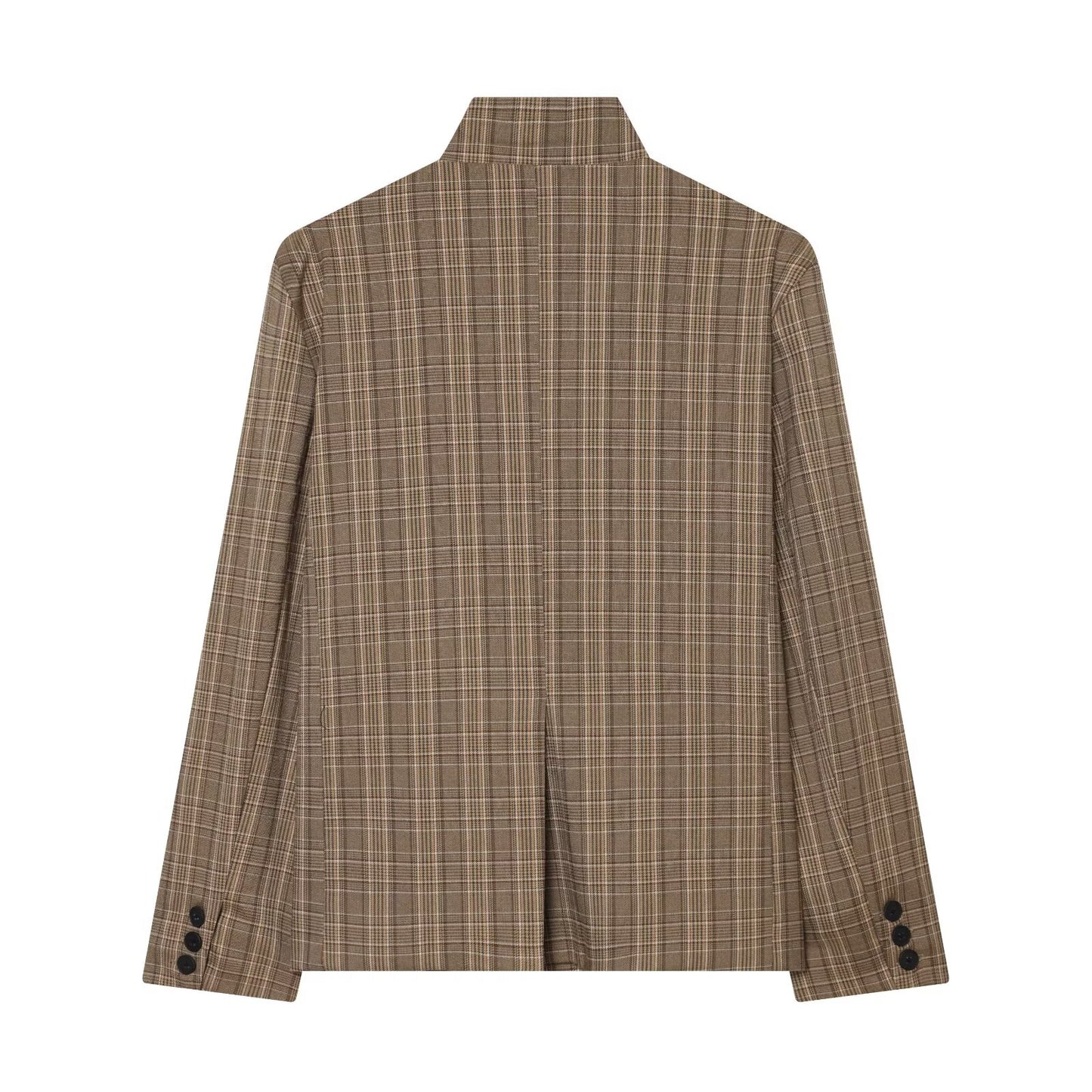 Women's new casual stand collar Button-up Blazer Coat