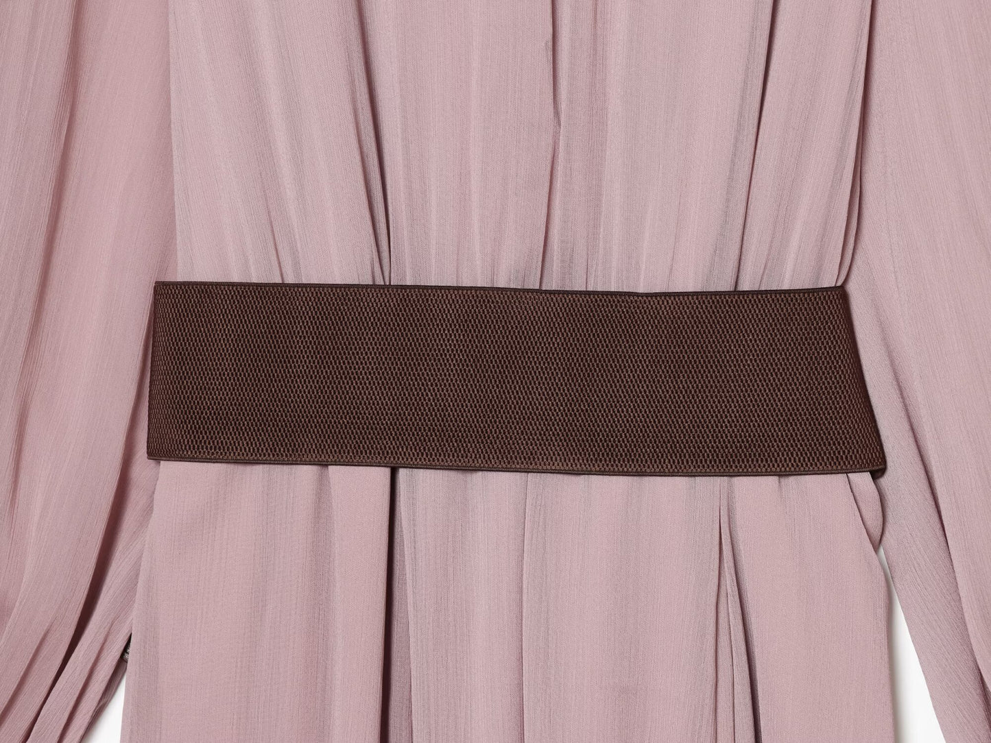 Women's patchwork waistband MIDI dress
