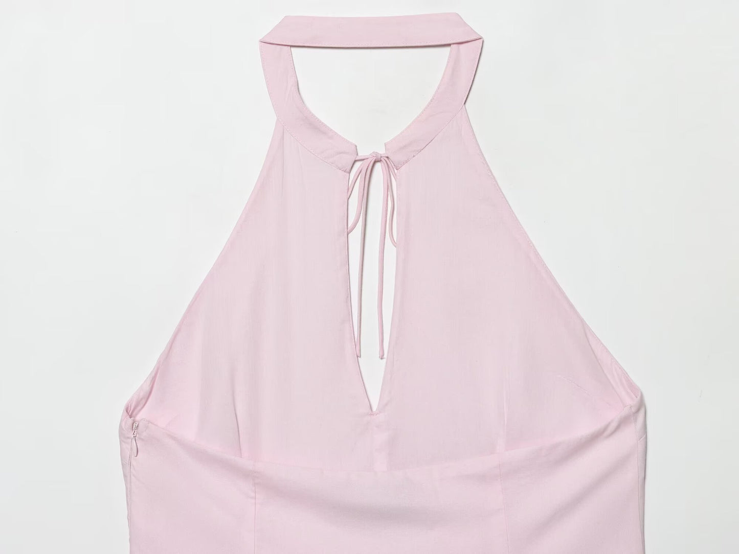 2026 Women's balloon style halter neck dress