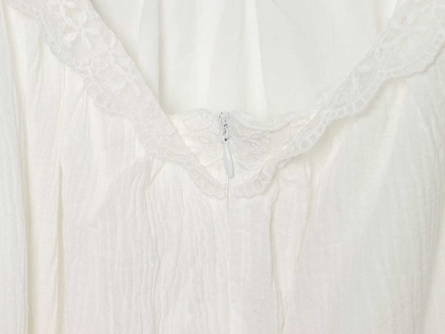 Women's chiffon embroidered mini dress