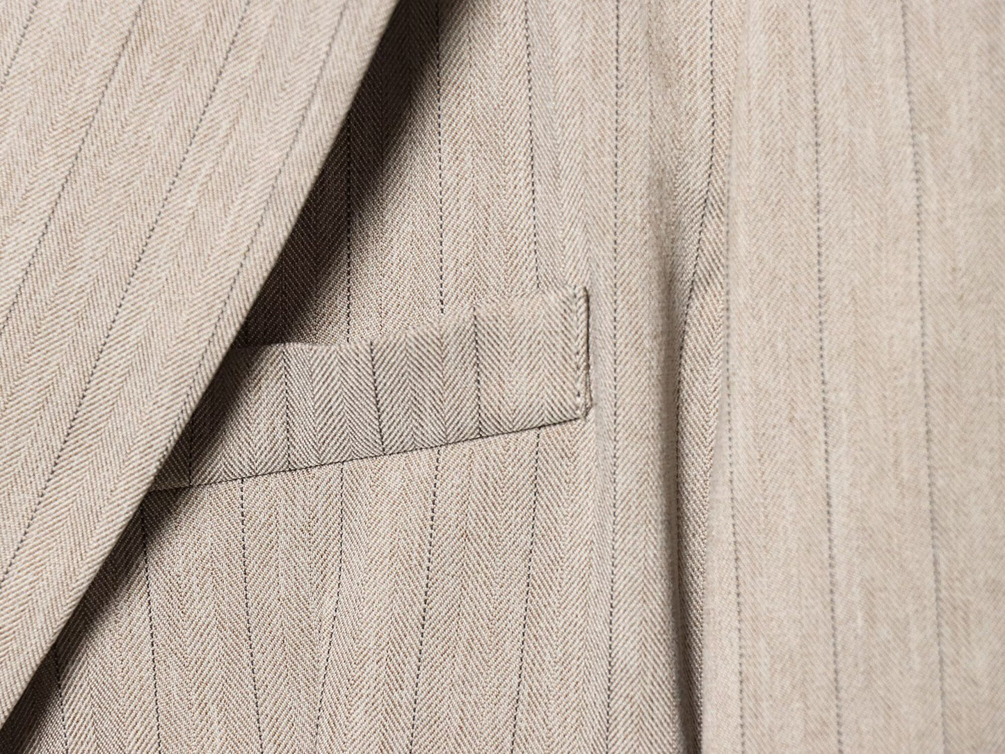 Women's long sleeved herringbone diagonal Blazer Coat