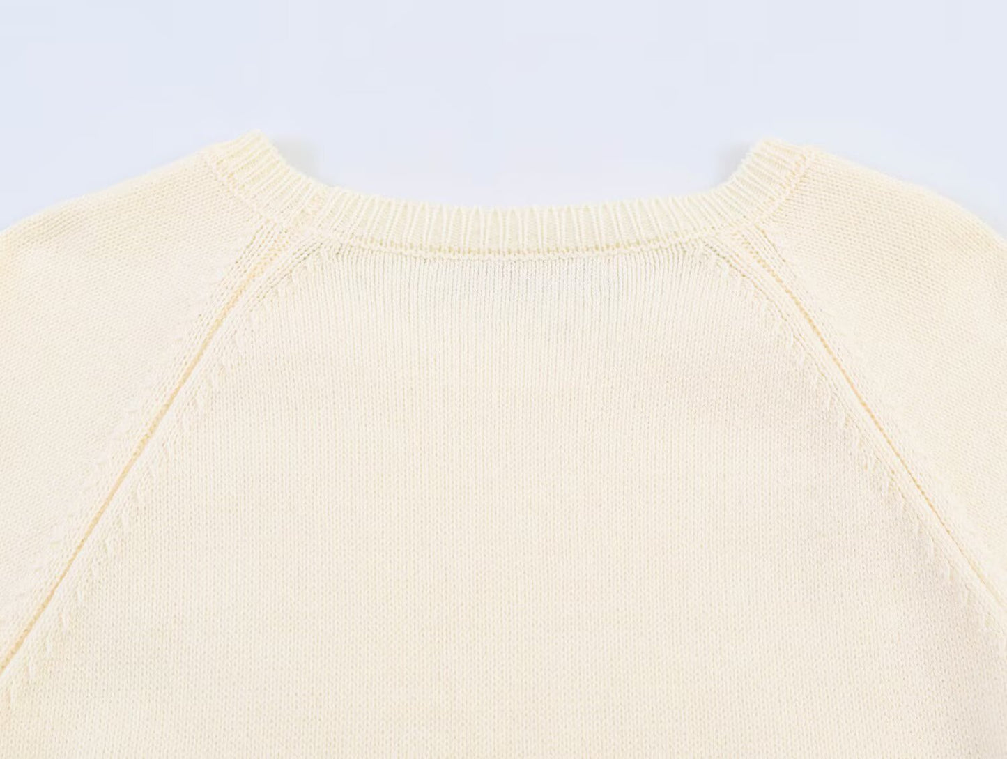 Women's rolled up sleeve patchwork knit Shirt