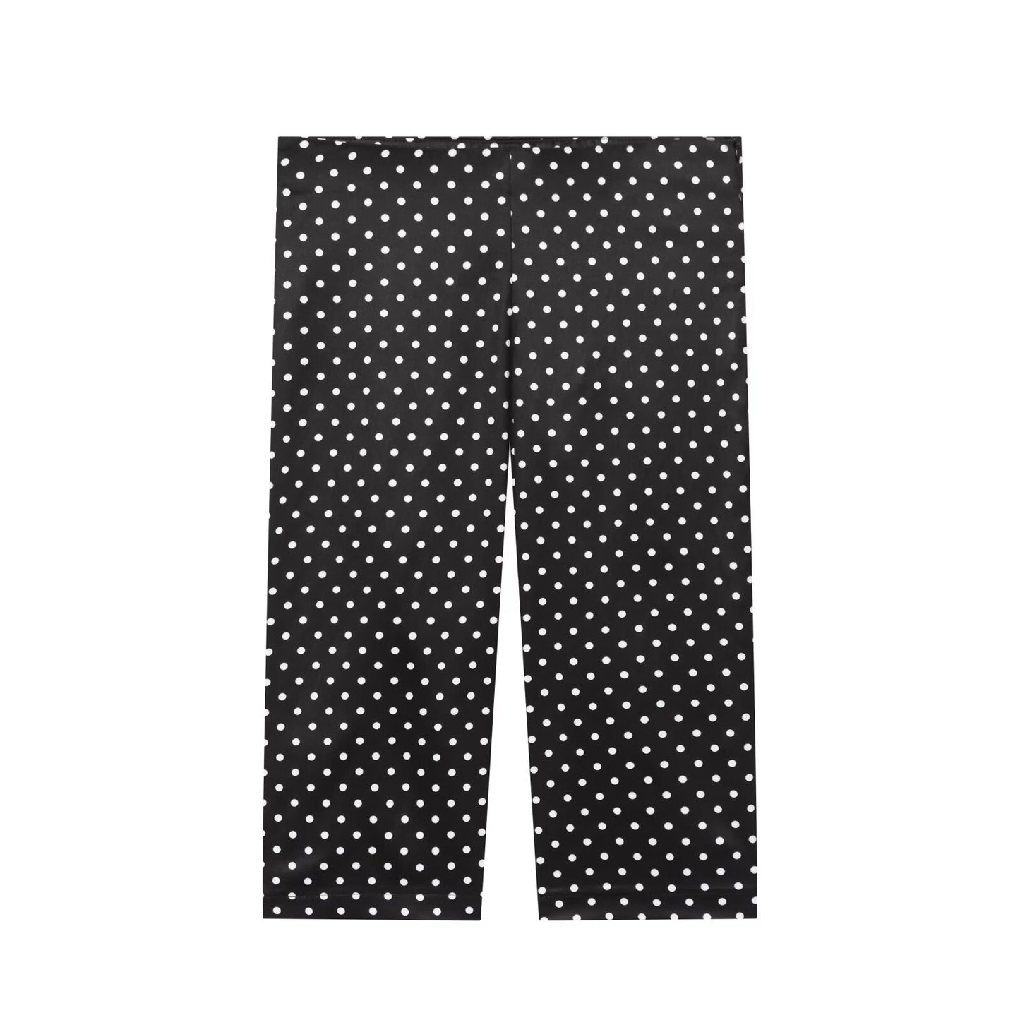Women's casual seven point polka dot pants