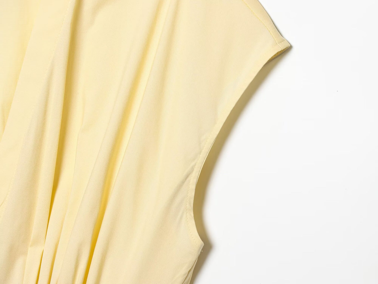 Women's V-neck Button-up poplin mini dress