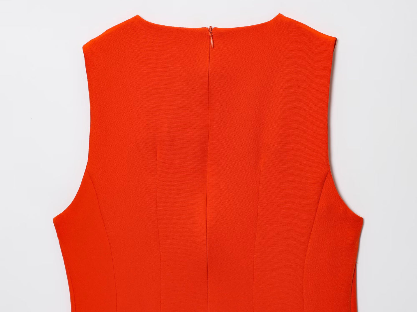 Women's O Neck fluffy sleeveless mini dress