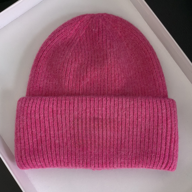 Women's casual Joker warm plush knit hat