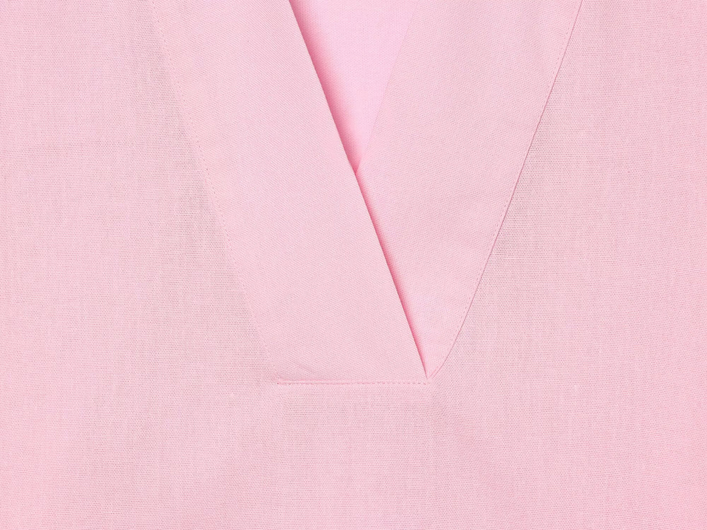 Women's loose Lapel linen blend shirt