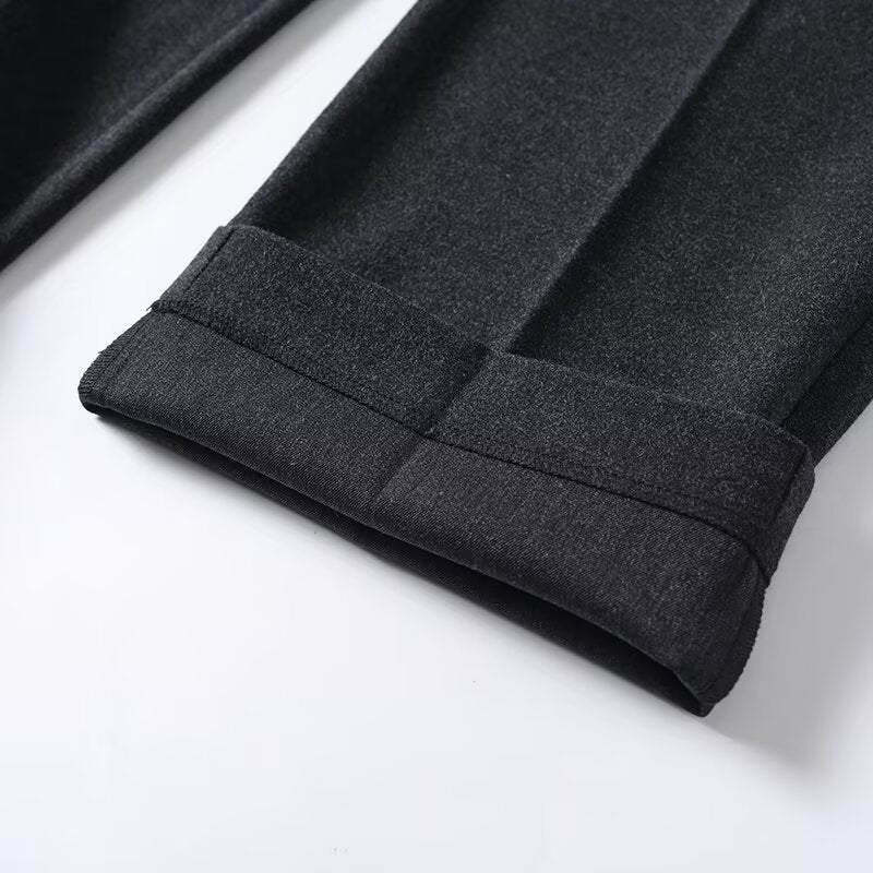Women's loose flannel straight Blazer pants