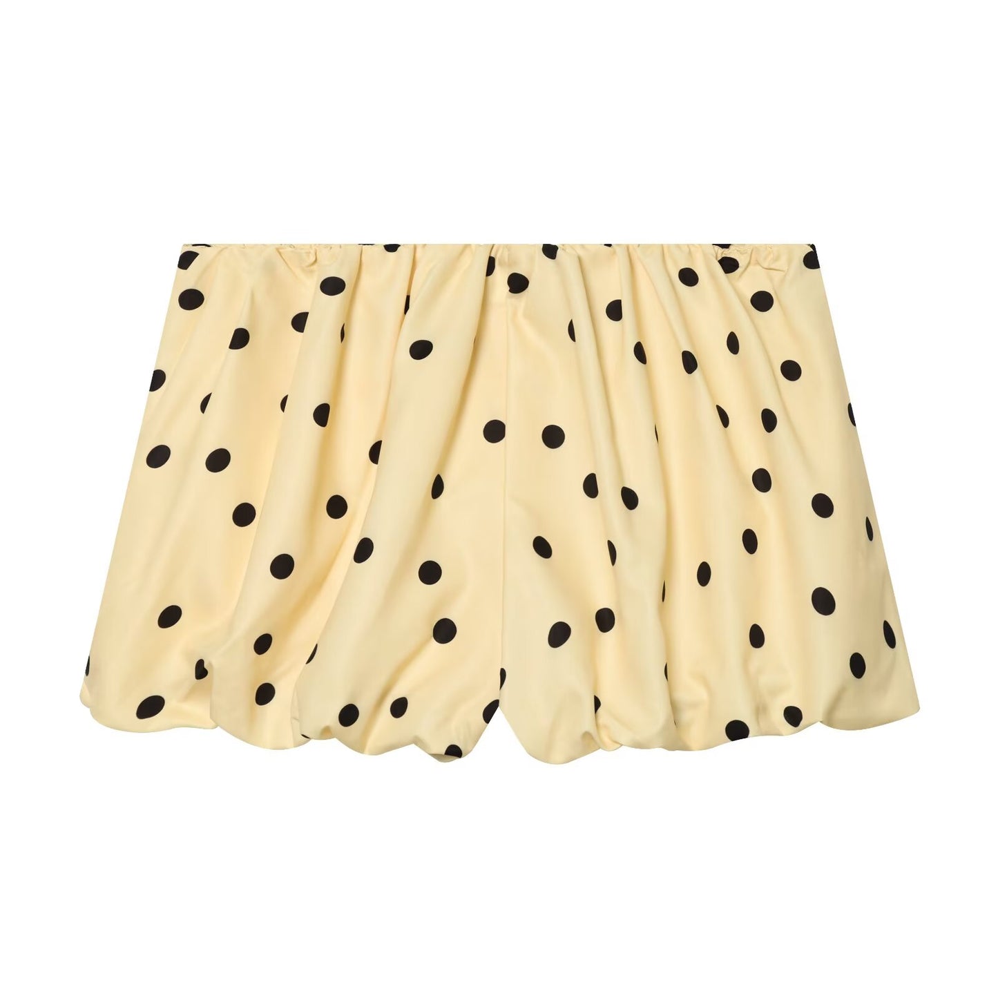 suit Women's 2 pieces pleated polka dot Coat+shorts