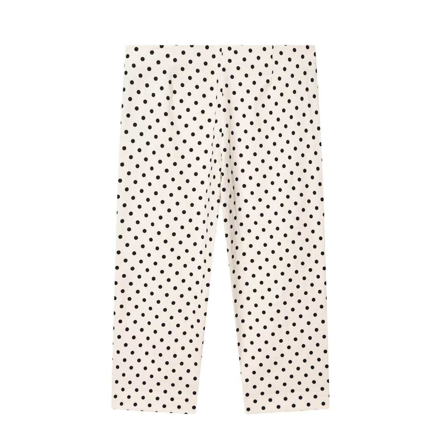 Women's casual seven point polka dot pants