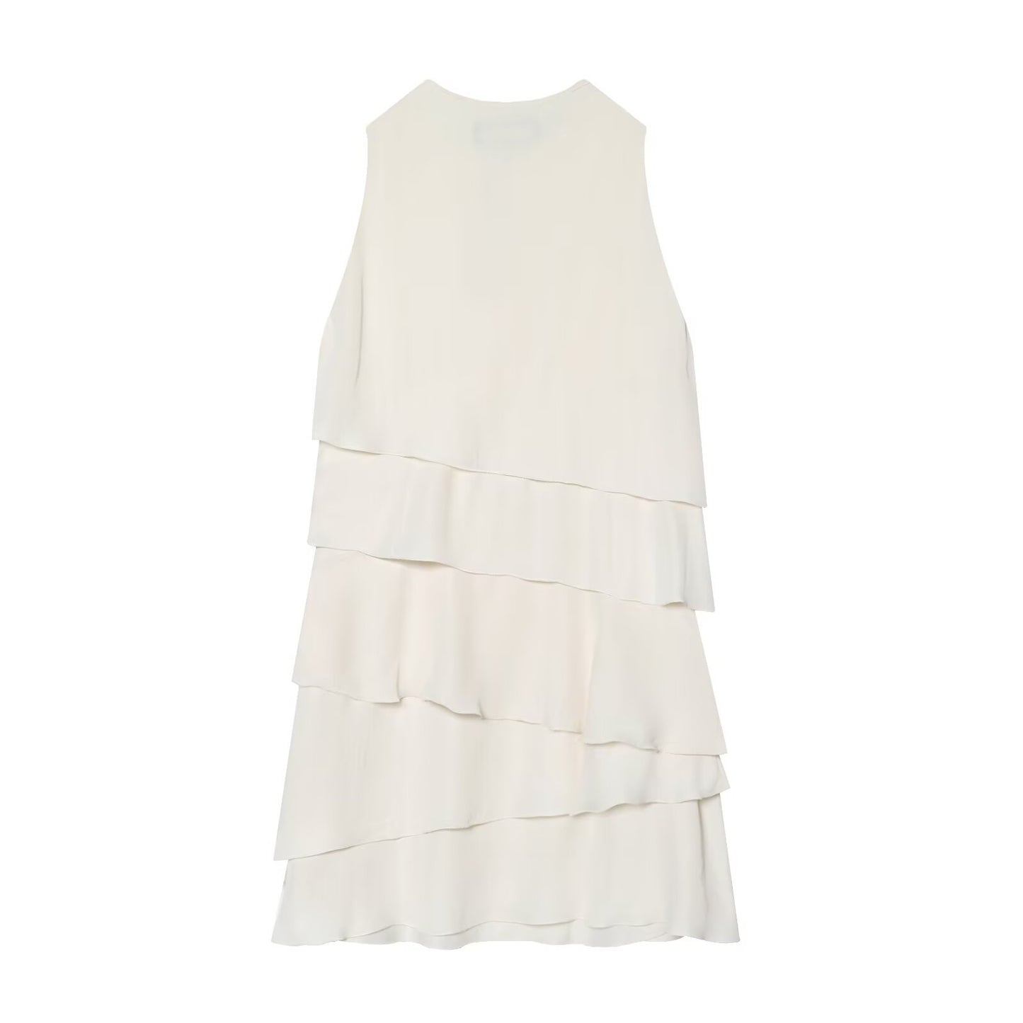 Women's layered decorated sleeveless dress