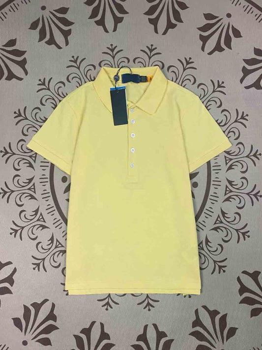 Women's New Fashion Casual Joker Five-button Embroidered Short-sleeved POLO Shirt