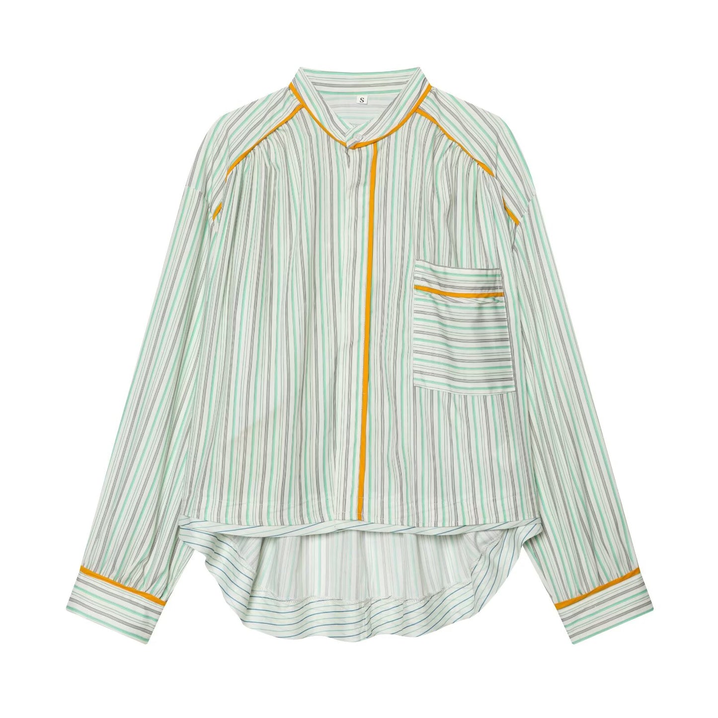 suit Women's 2 pieces casual sleepwear style striped shirt+Pants