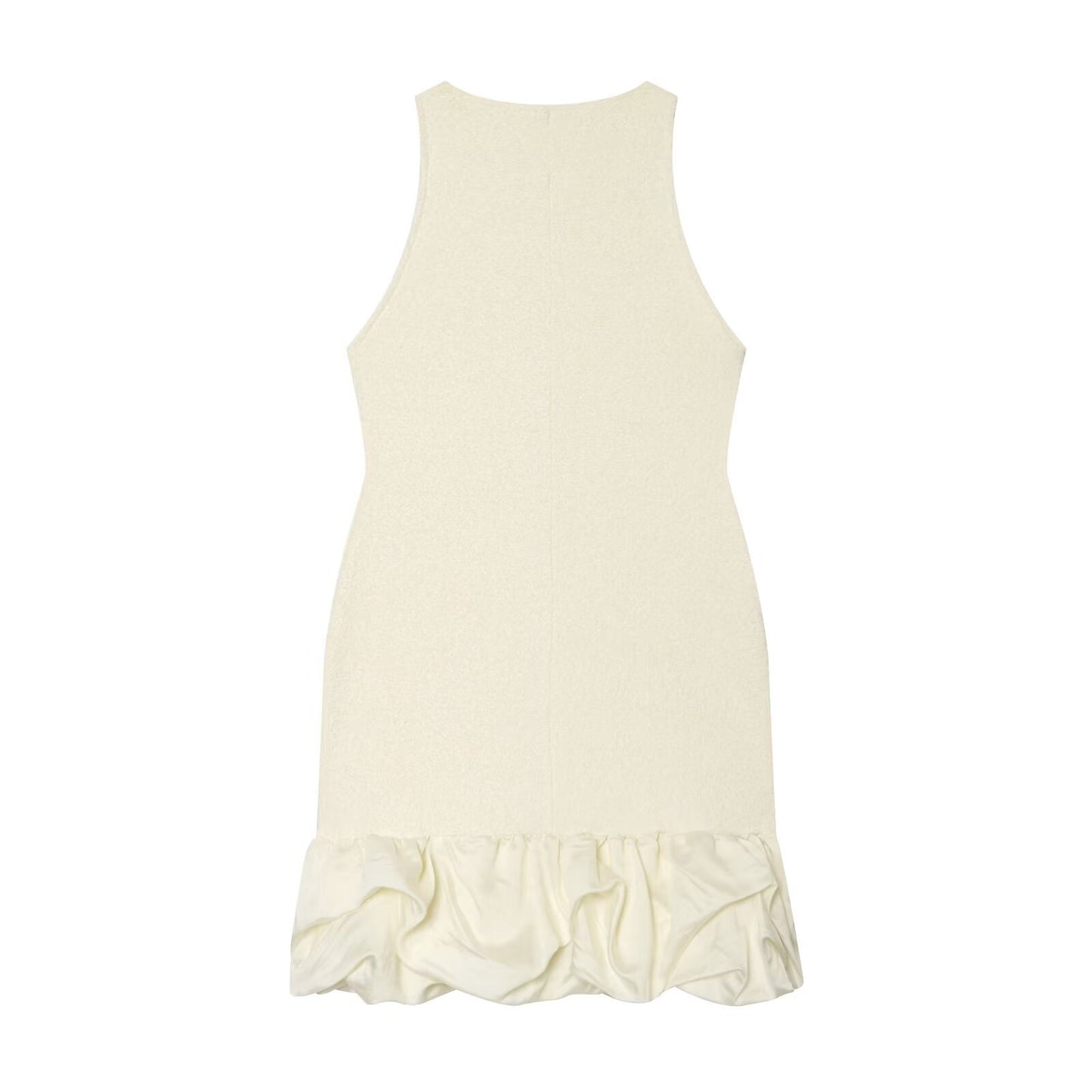 Women's layered decorative slim patchwork dress