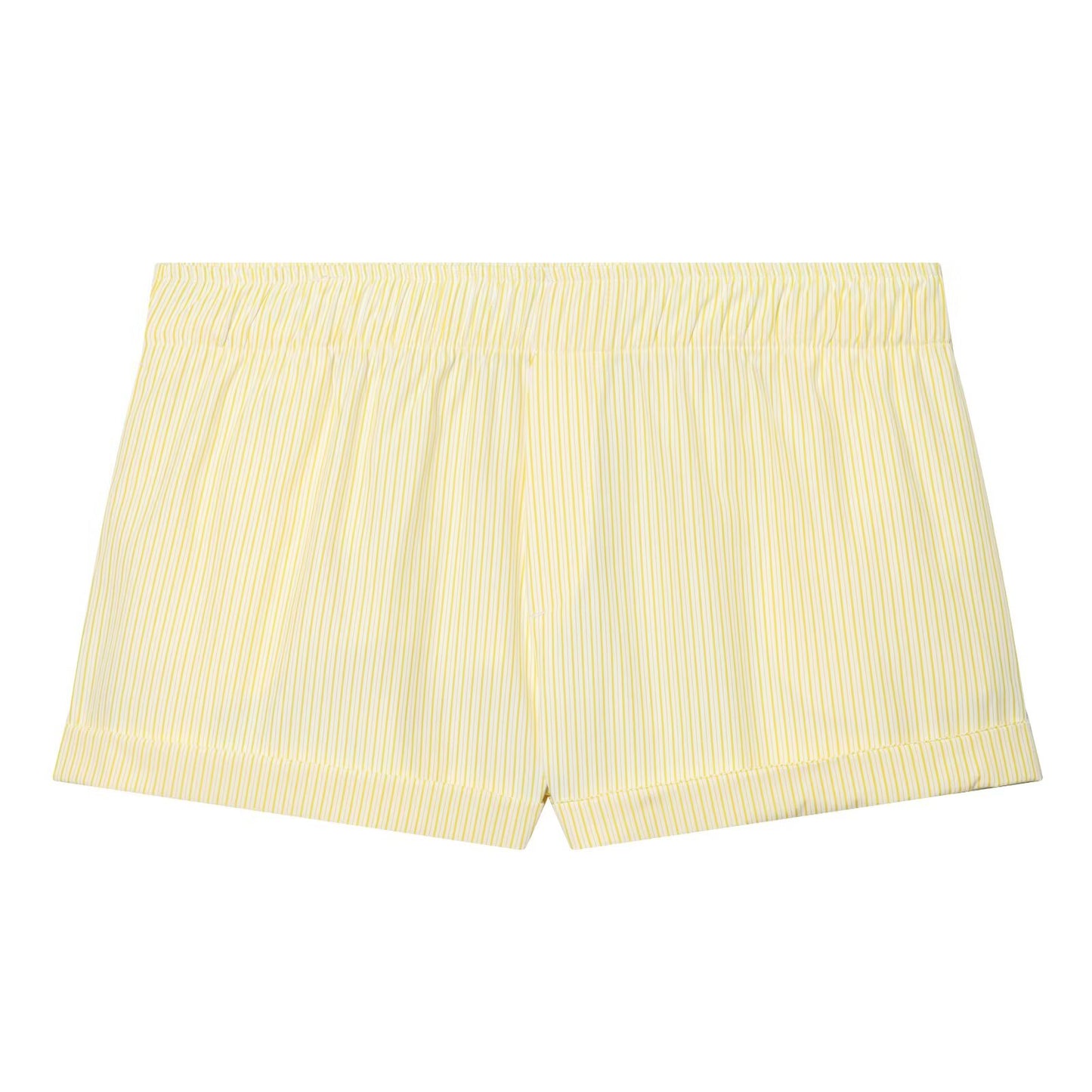 suit Women's 2 pieces loose striped poplin loose shirt+Shorts