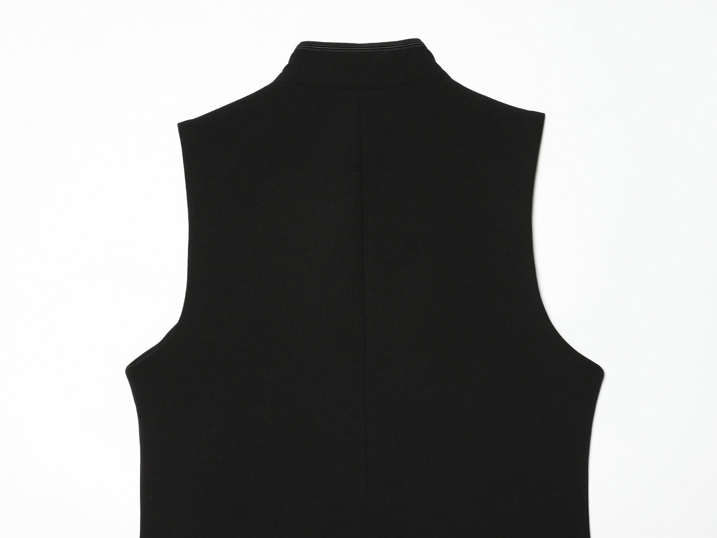 Women's rope knot decorative standing collar vest