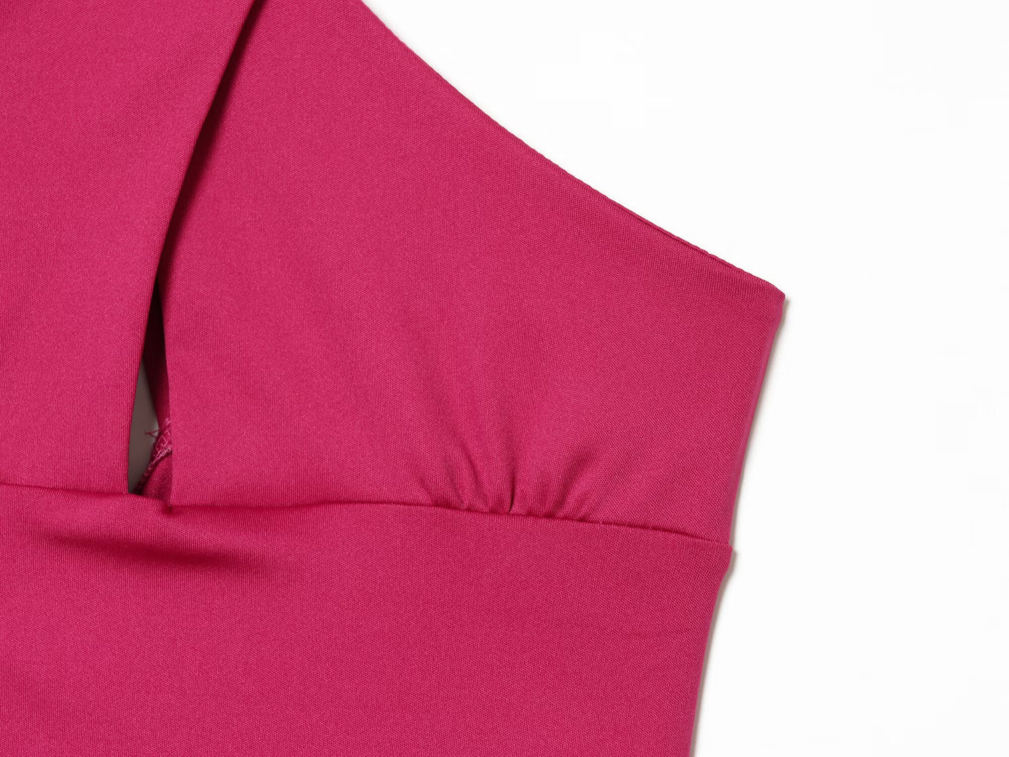 Women's sexy sleeveless draped MIDI dress