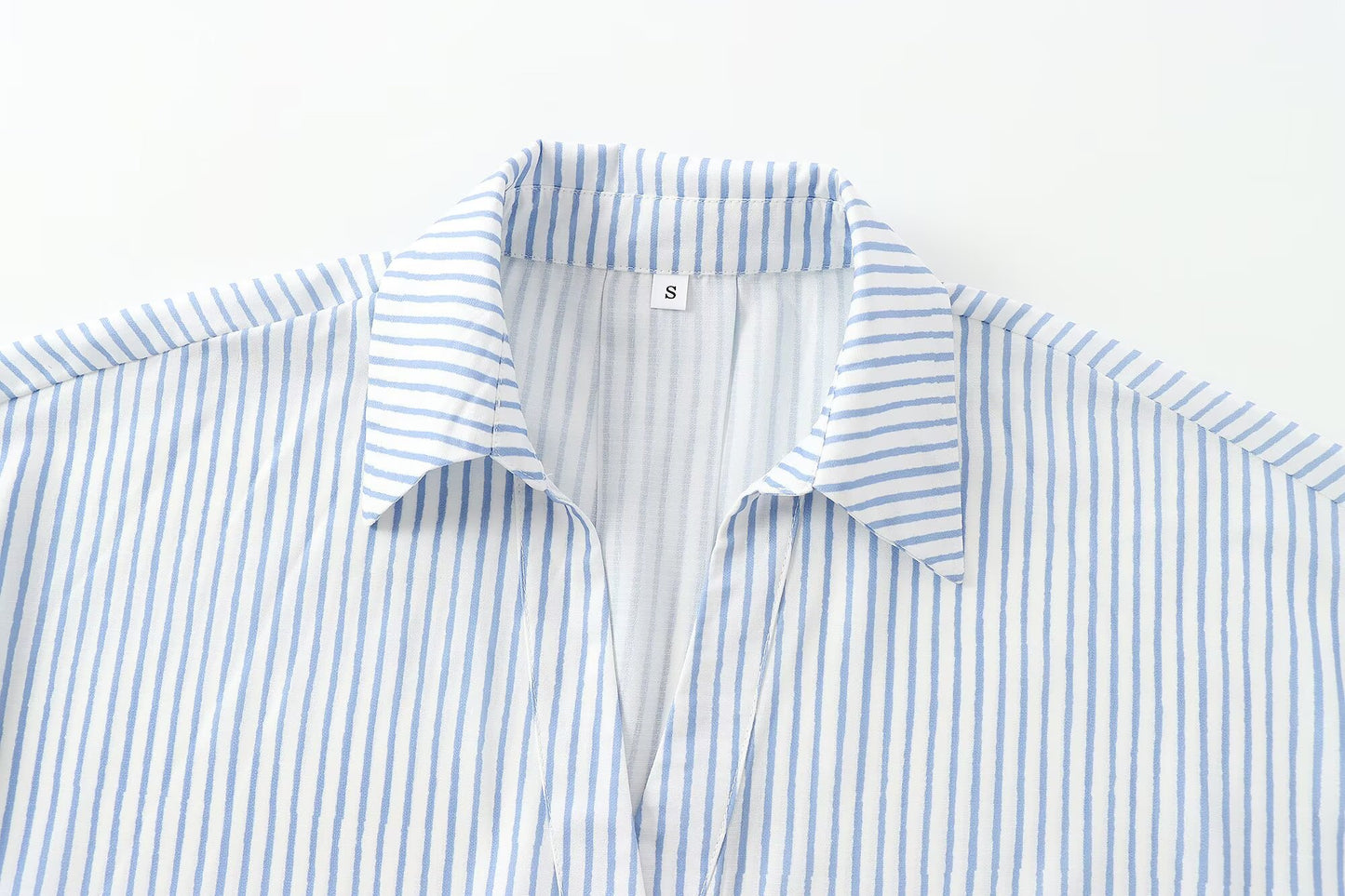 Women's 2026 Linen Blended Wide Sleeve Shirt