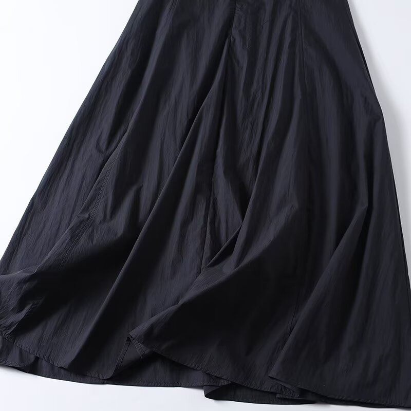 Women's adjustable shoulder strap draped MIDI dress