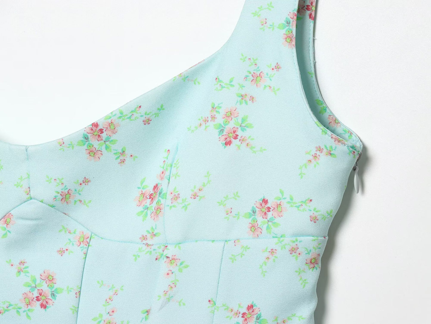 Women's floral printed poplin dress