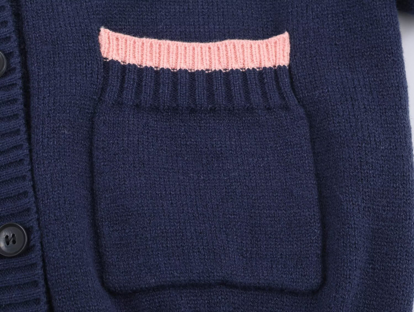 Women's O Neck short spliced knitted Coat