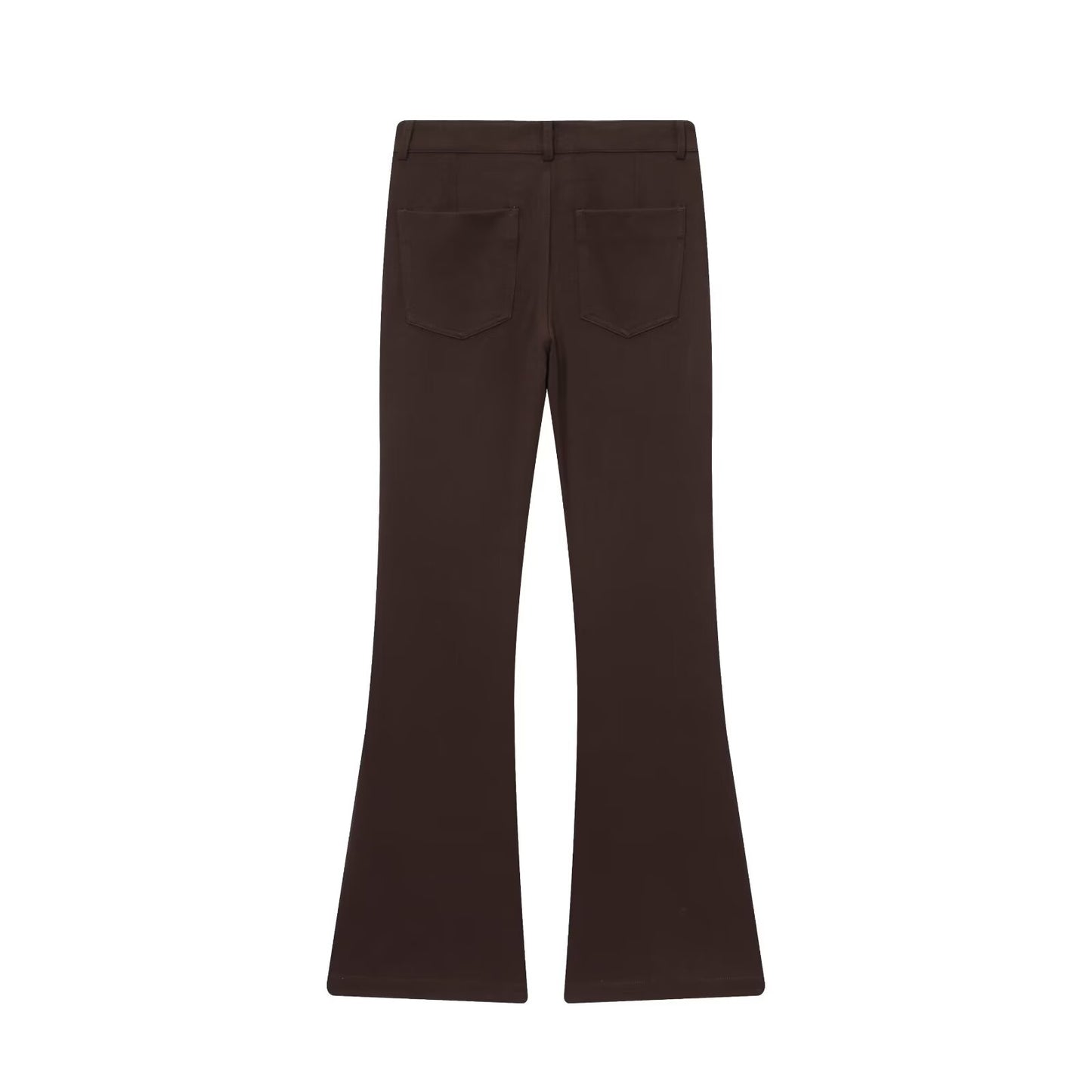 Women's 2 pieces slim single breasted crepe shirt+Pants