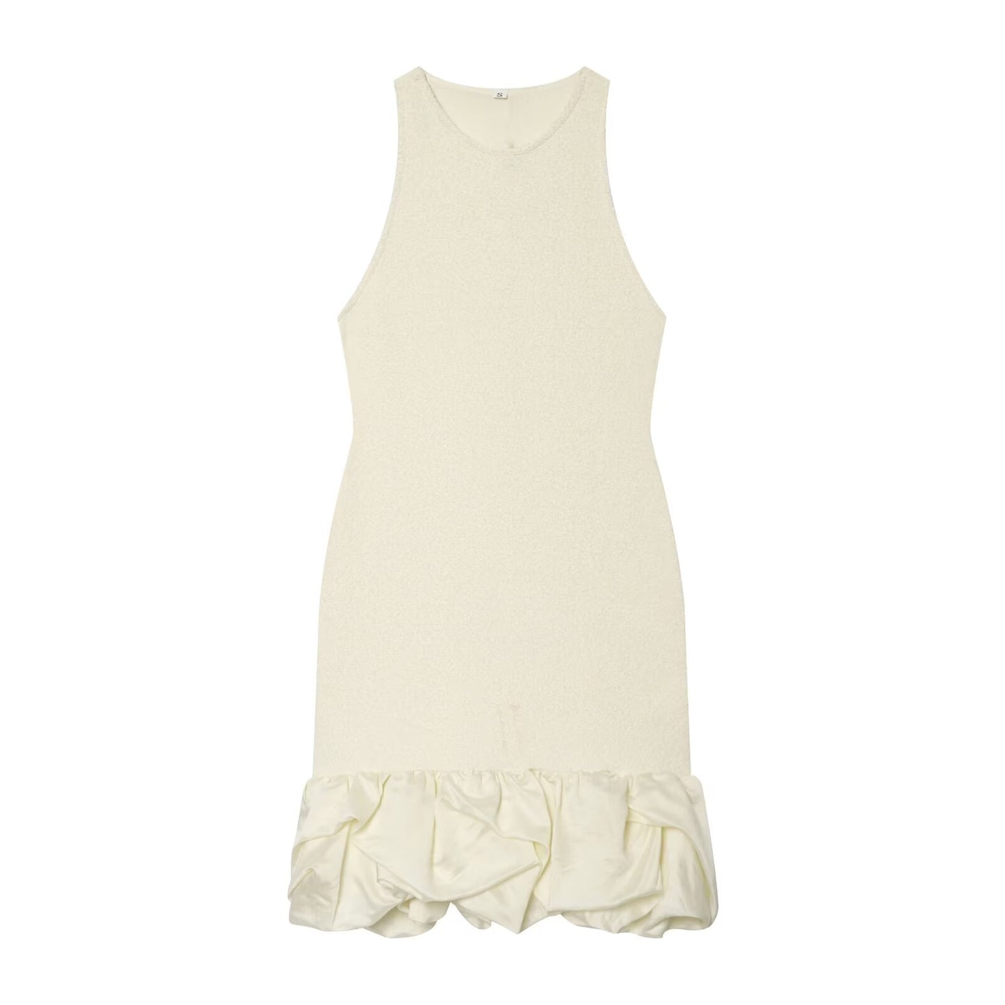Women's layered decorative slim patchwork dress