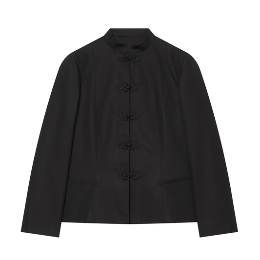 Women's slim short skirt style hem Blazer Coat