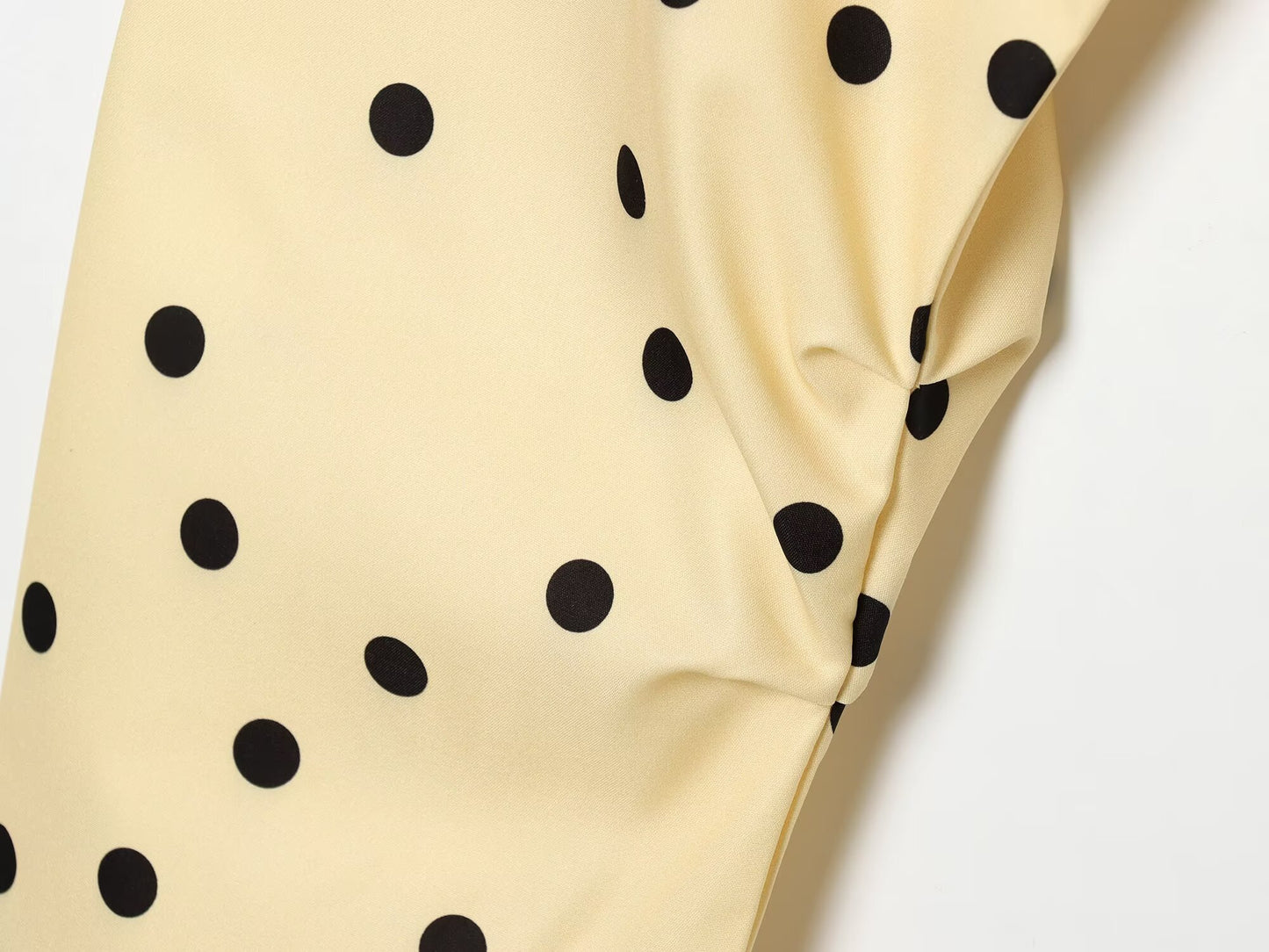 suit Women's 2 pieces pleated polka dot Coat+shorts