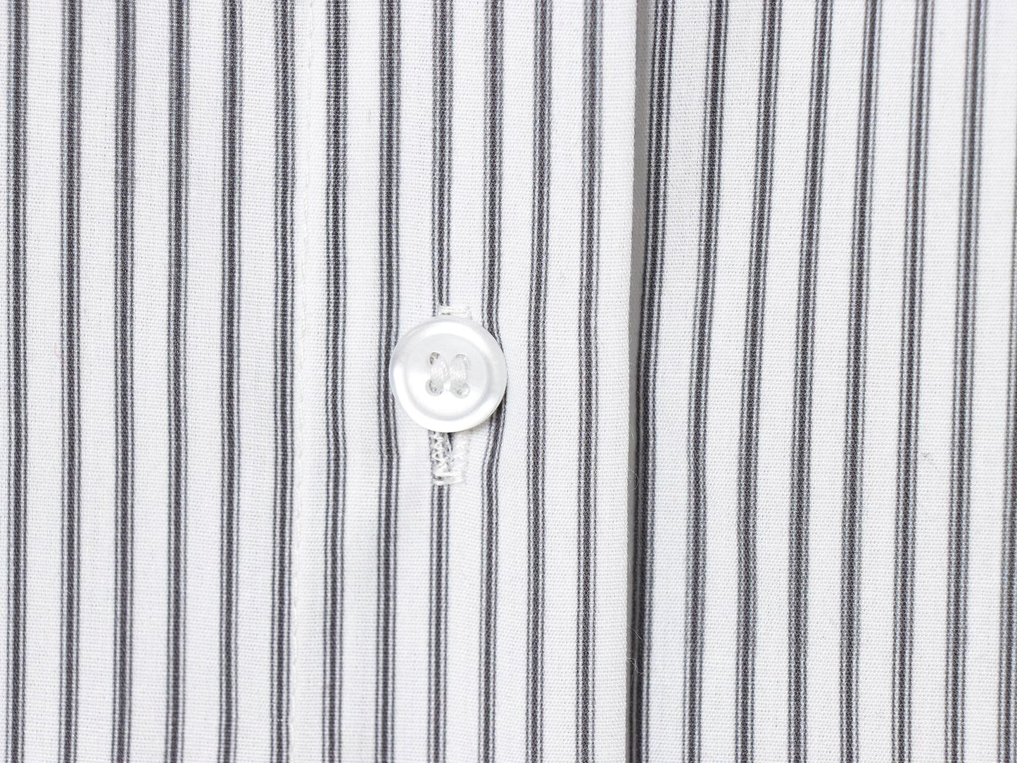 Women's New Scarf Decorative Striped Poplin Shirt