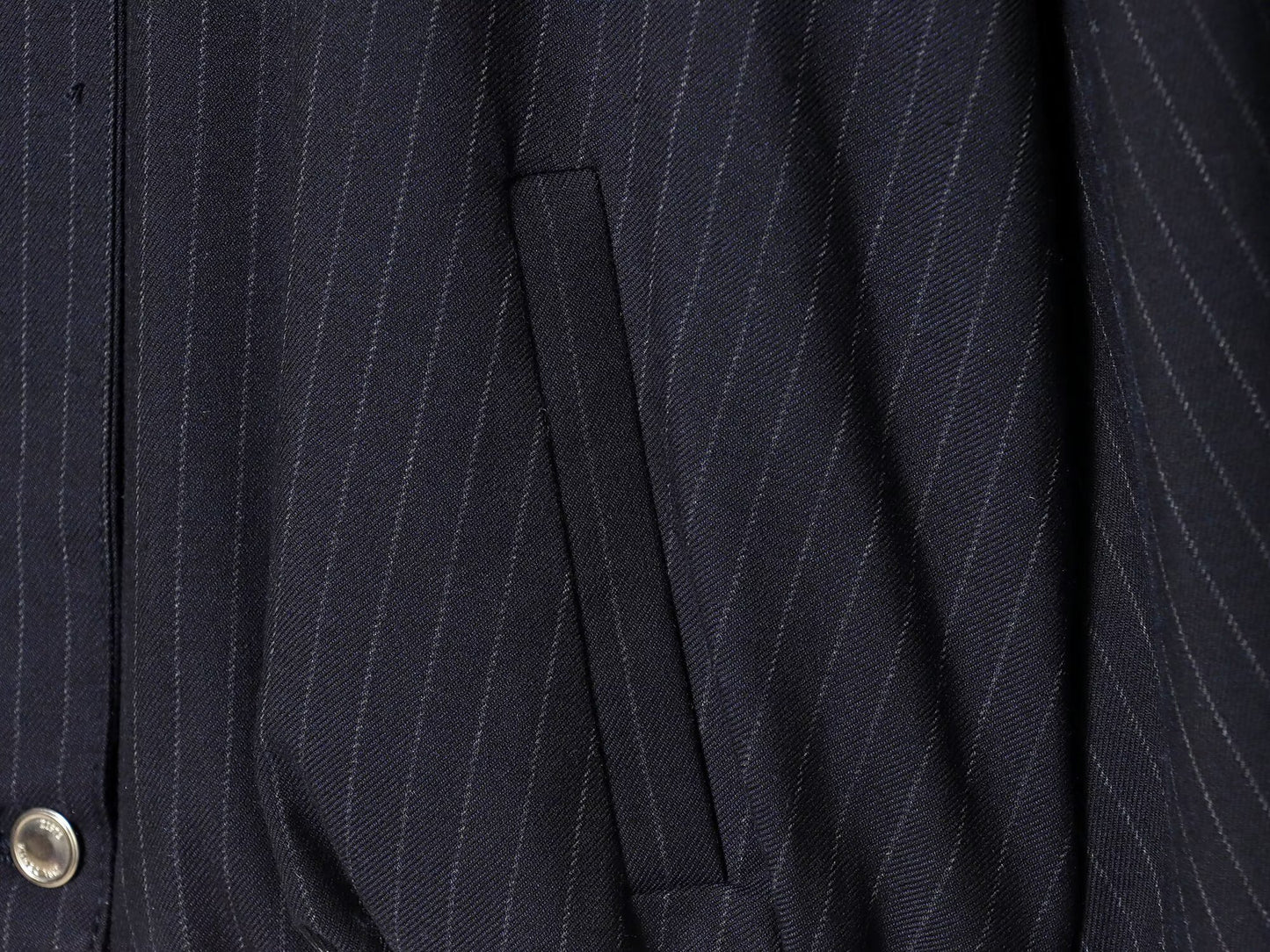 Women's casual pinstripe pilot jacket Coat