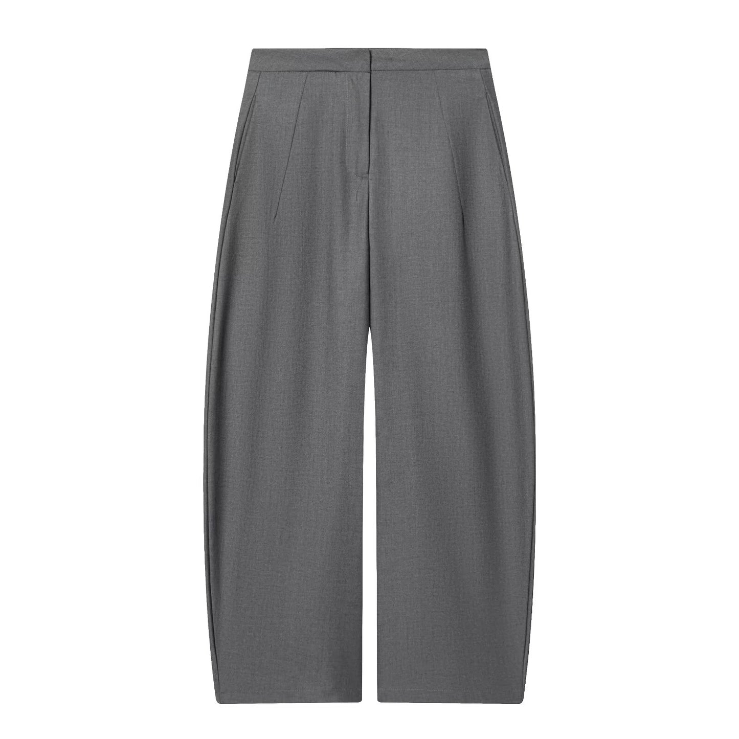 Women's new fashion balloon version comfortable loose black pants