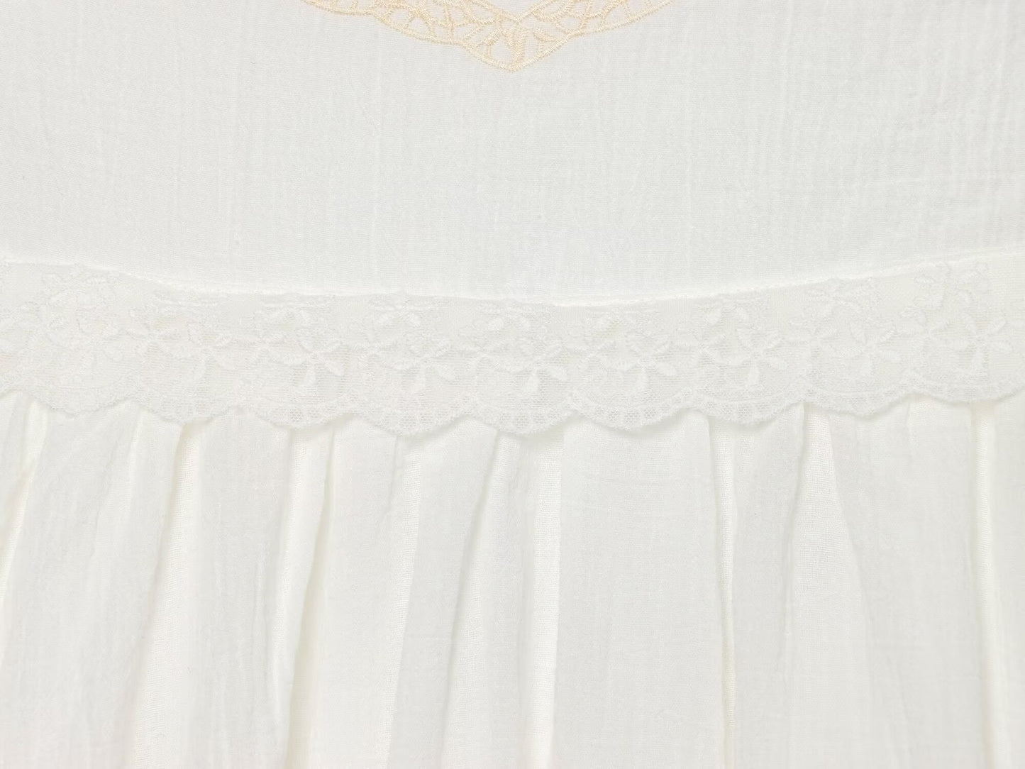 Women's chiffon embroidered mini dress