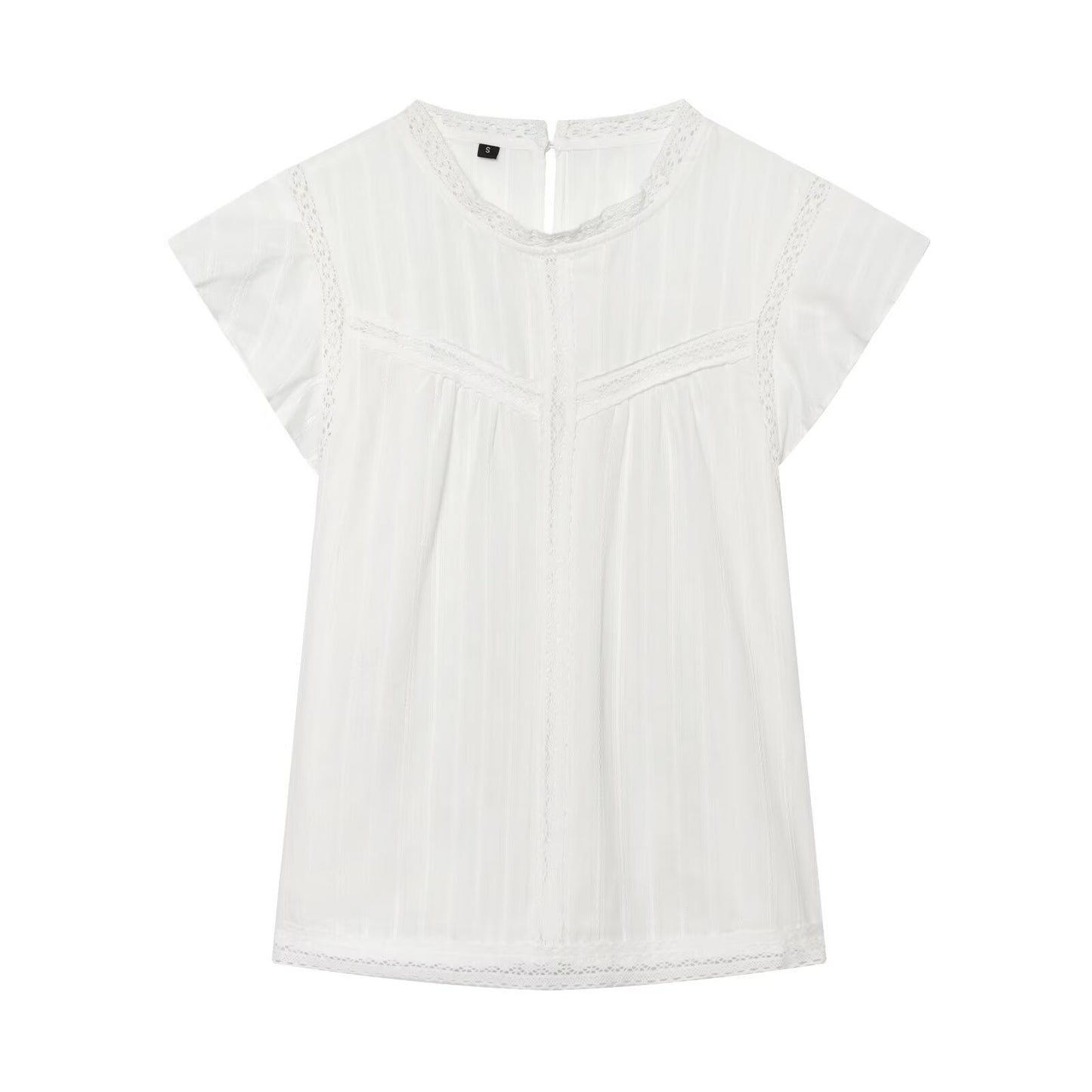suit Women's 2 pieces casual vertical lace top+Skirts