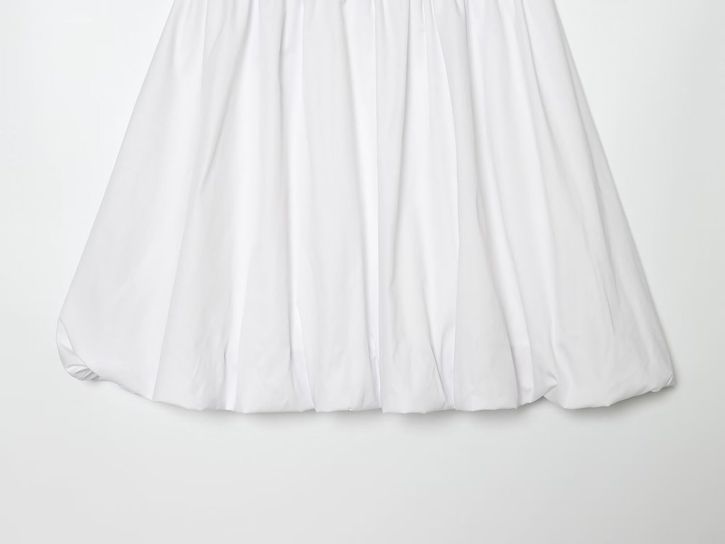 Women's rivet decorated balloon version MIDI skirt