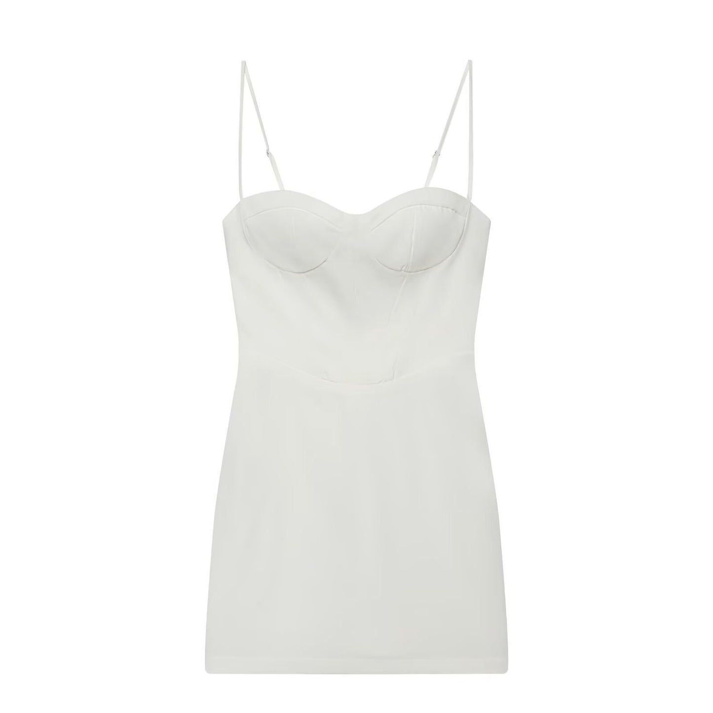 Women's slim backless suspender mini dress