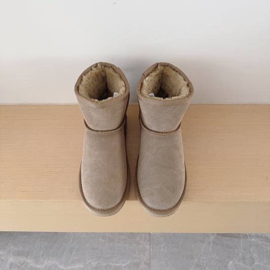 New short tube thickened winter snow boots