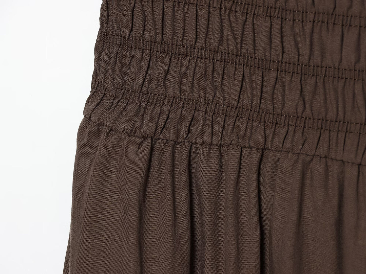 Women's straight neck off shoulder pleated jumpsuit