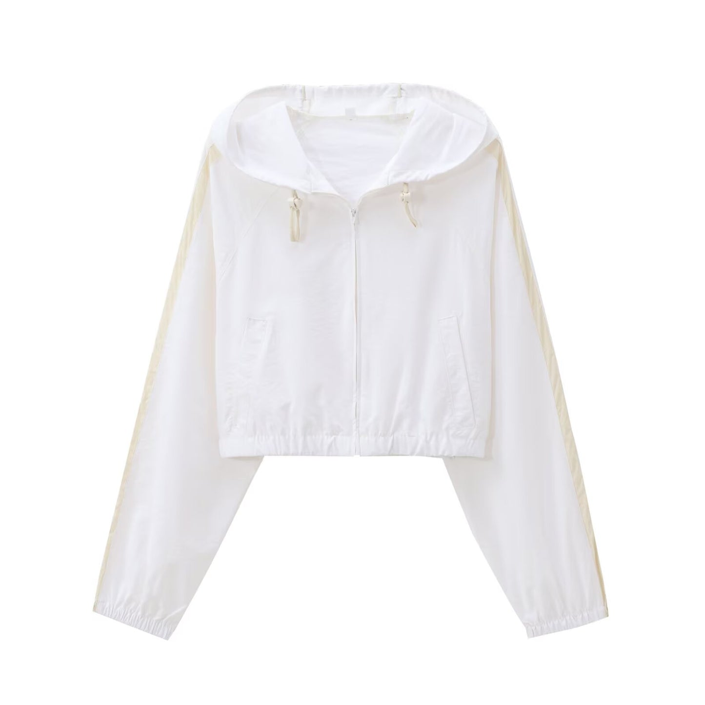Women's 2025 new fashion short nylon hooded jacket Coat