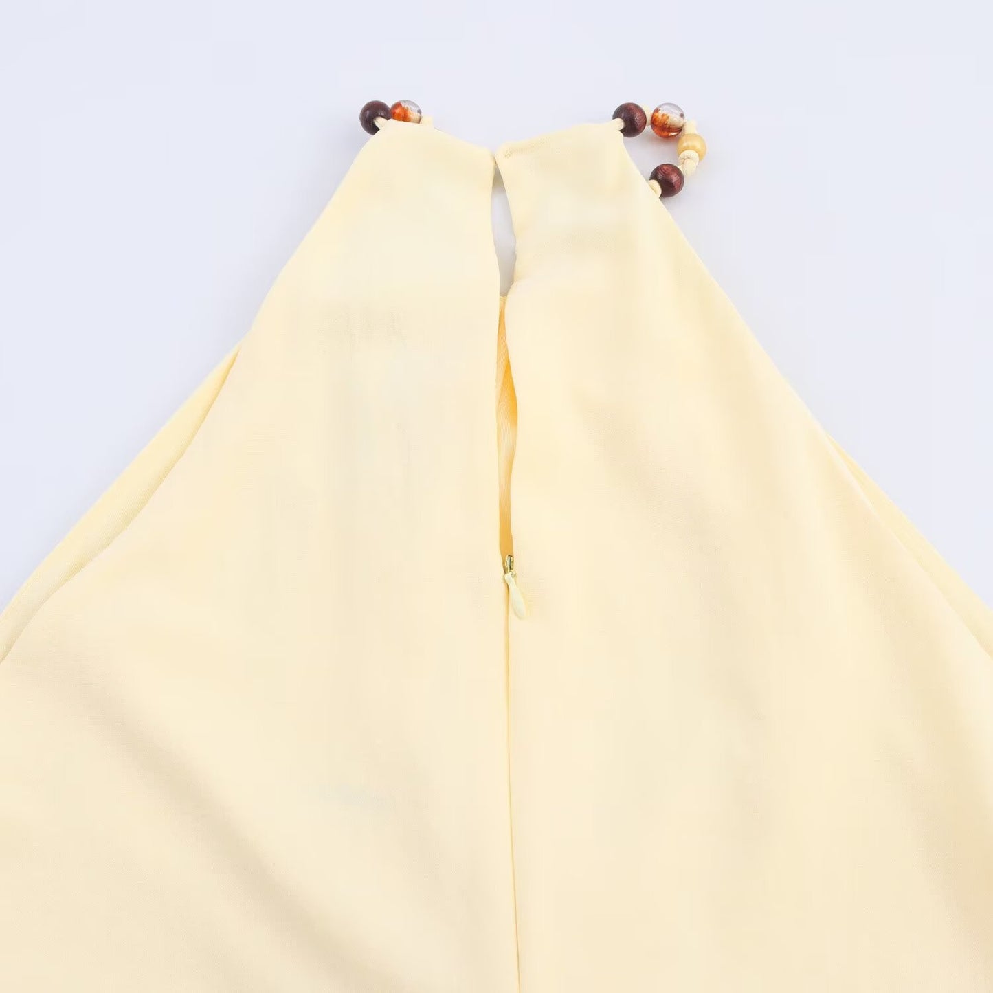 Women's New Fashion Knot Decoration Opening Design Midi Dress