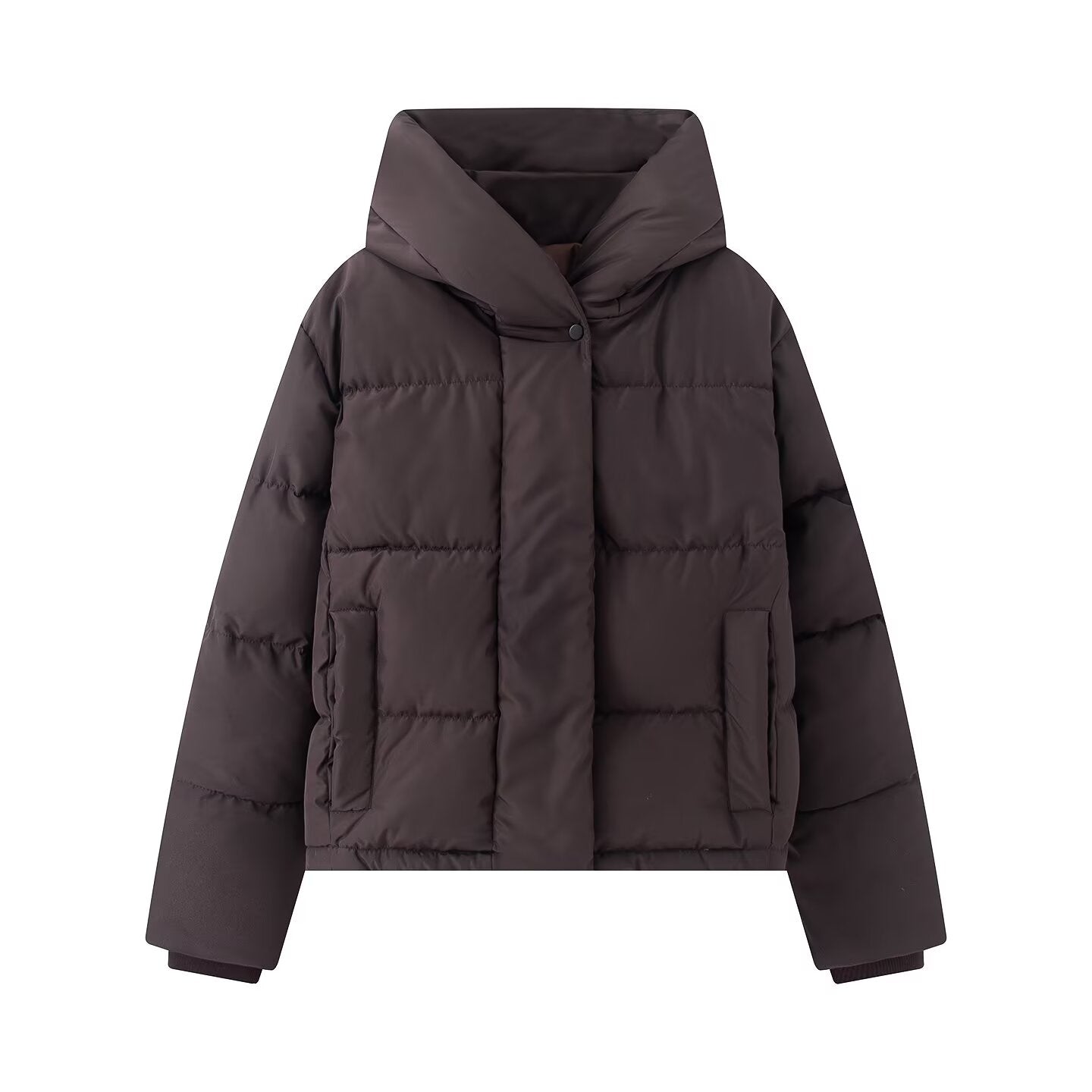 Women's thick hooded windproof cotton jacket Coat