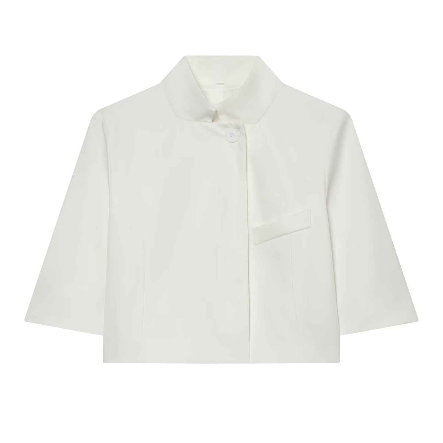 Women's short standing collar Blazer Coat